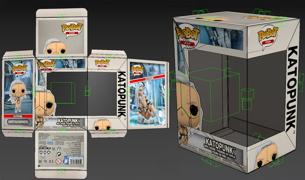image Figurine Pop 3D Robot