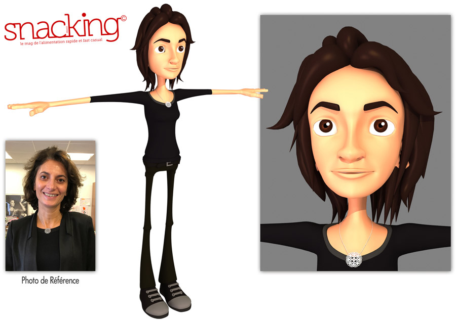 image France Snacking vidéo 3d