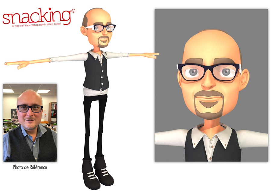 image France Snacking vidéo 3d