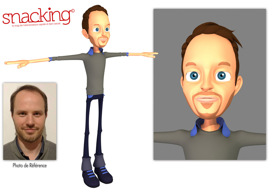 image France Snacking vidéo 3d